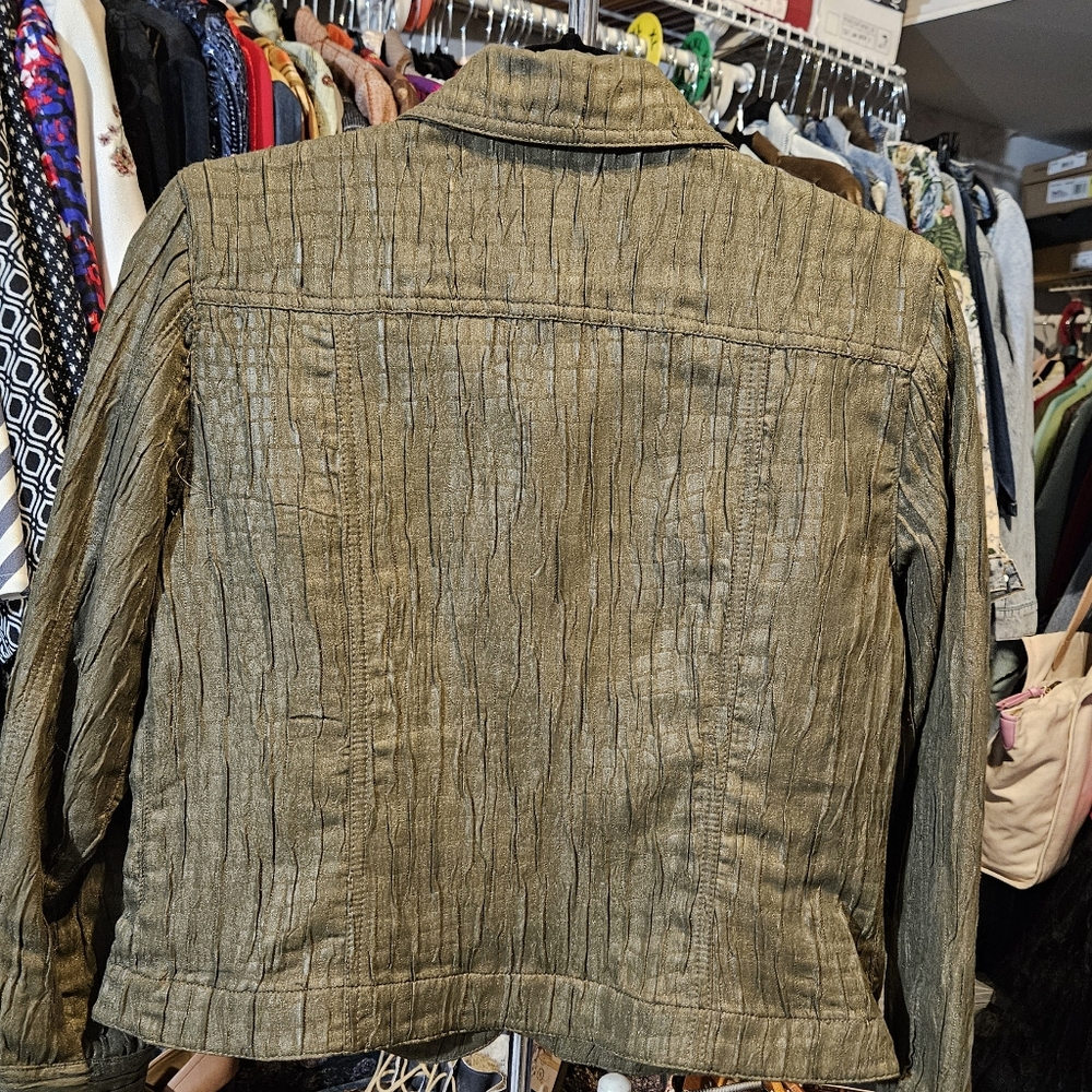 Ruby Rd. Olive Green Jacket - Picture 2 of 4